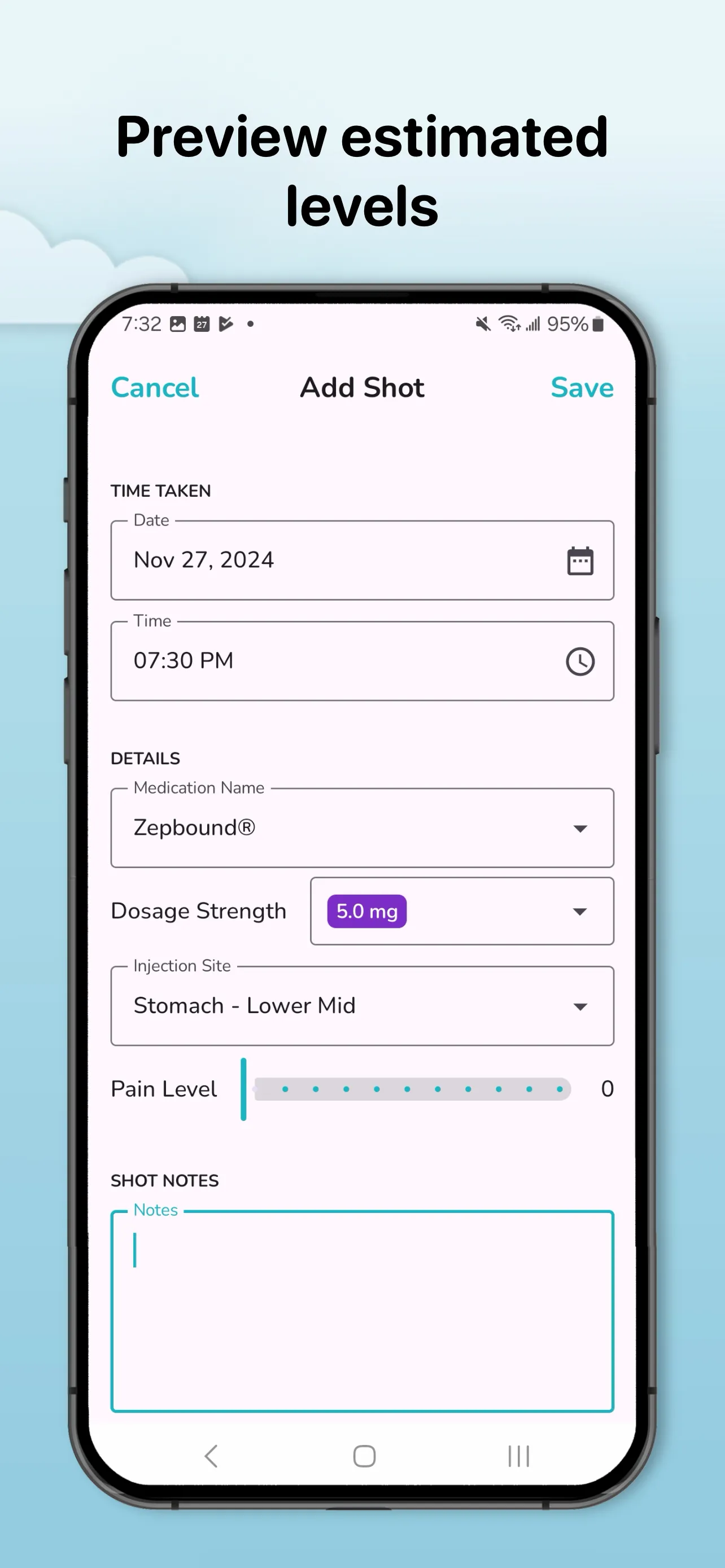 Shotsy - GLP-1 Tracker | Indus Appstore | Screenshot