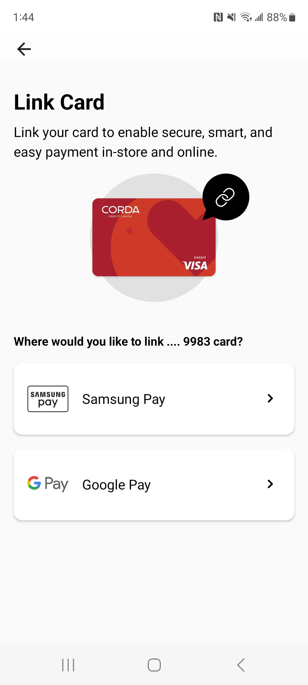 Corda CU Card Manager | Indus Appstore | Screenshot