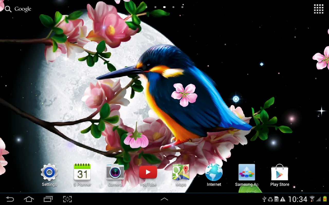 Sakura and Bird Live Wallpaper | Indus Appstore | Screenshot