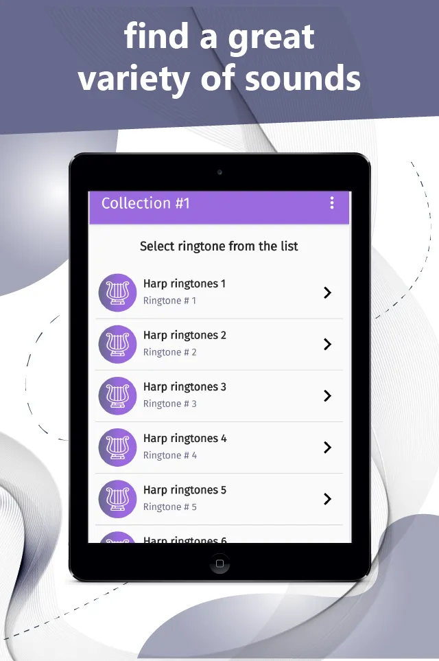 Harp sounds ringtones. | Indus Appstore | Screenshot
