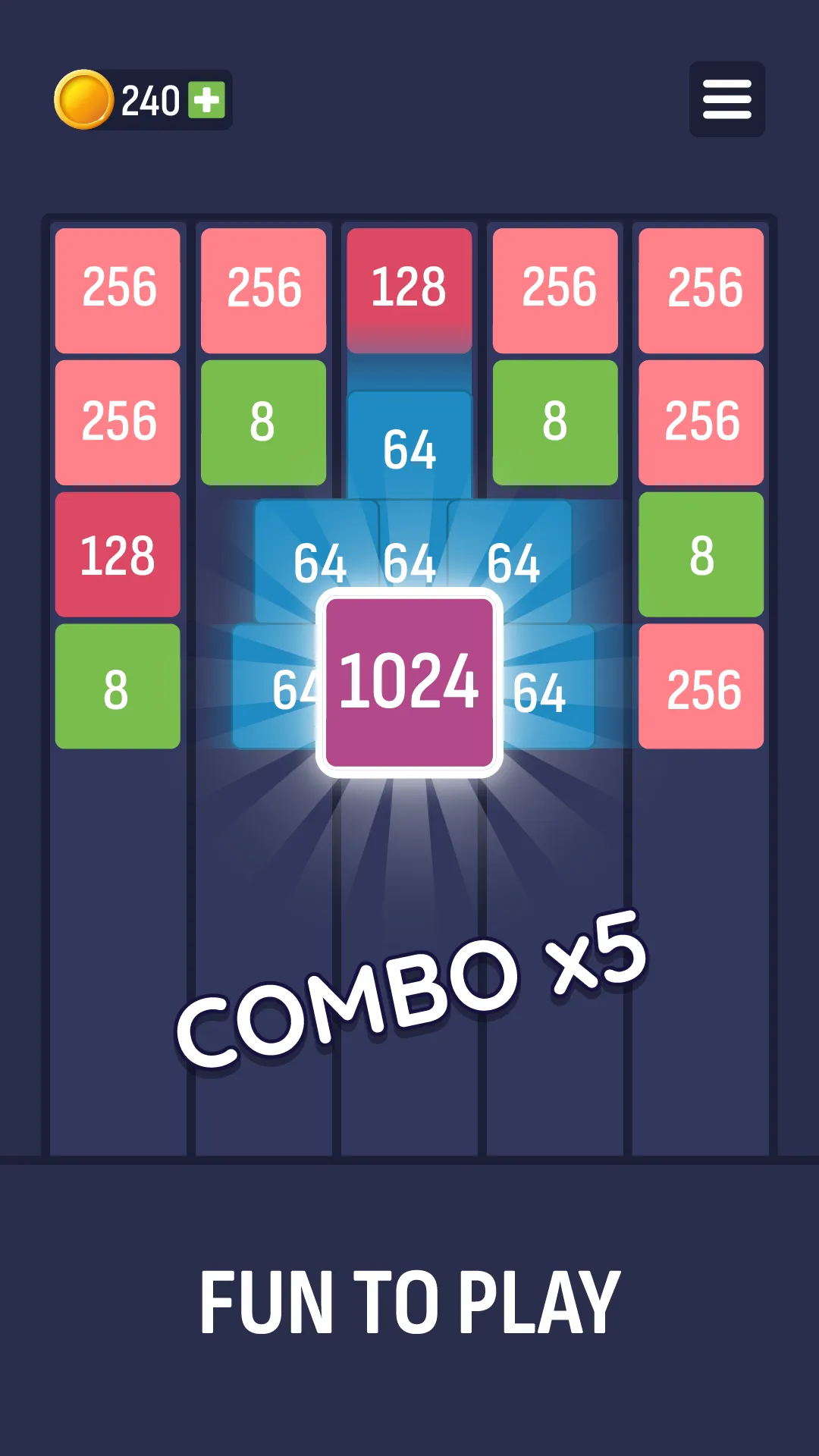 X2 Puzzle: Number Merge 2048 | Indus Appstore | Screenshot