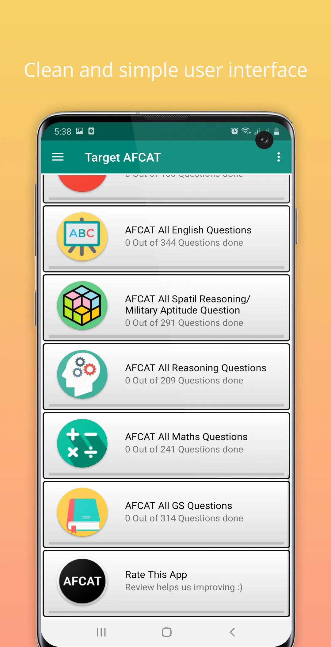 Target AFCAT | Indus Appstore | Screenshot