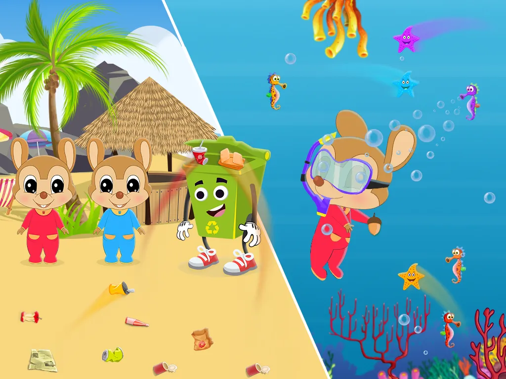 Bonnie and Donnie - Beach Fun  | Indus Appstore | Screenshot