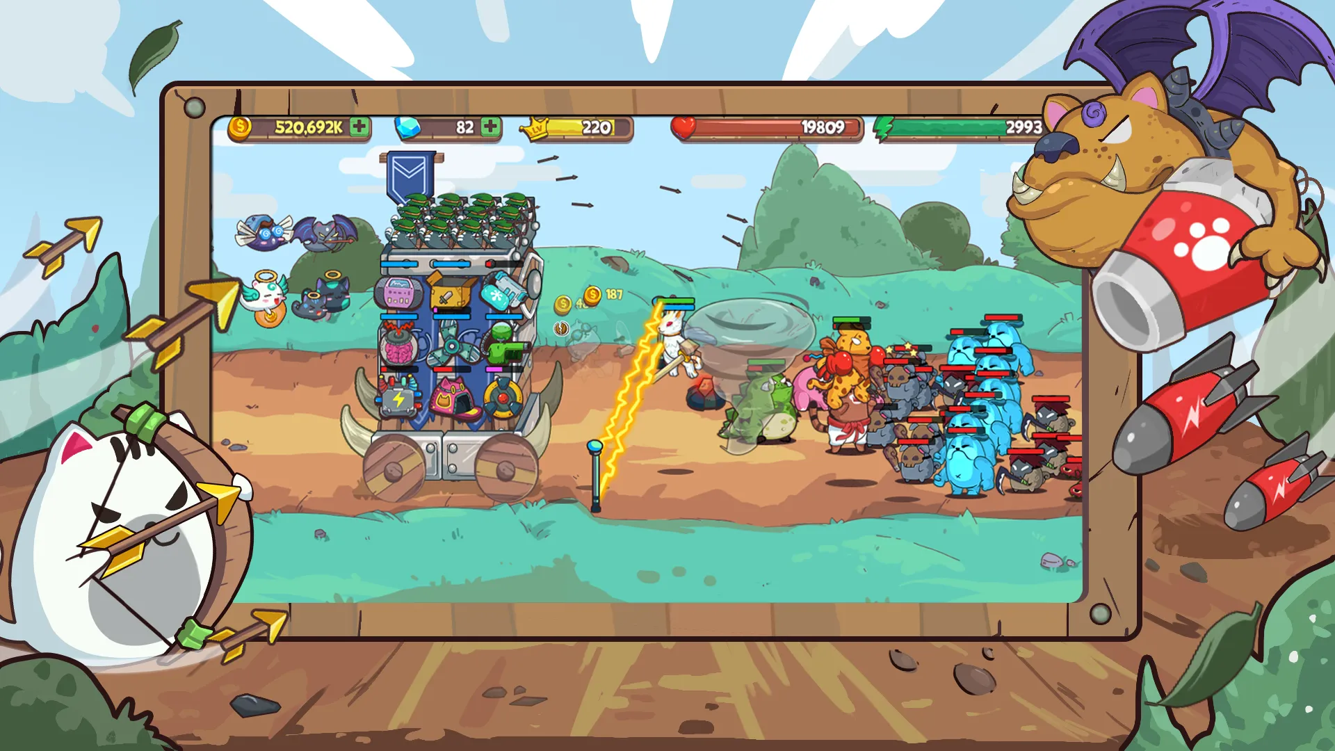 CatnRobot Idle TD: Battle Cat | Indus Appstore | Screenshot