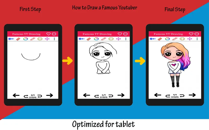 How to Draw Famous Youtubers | Indus Appstore | Screenshot