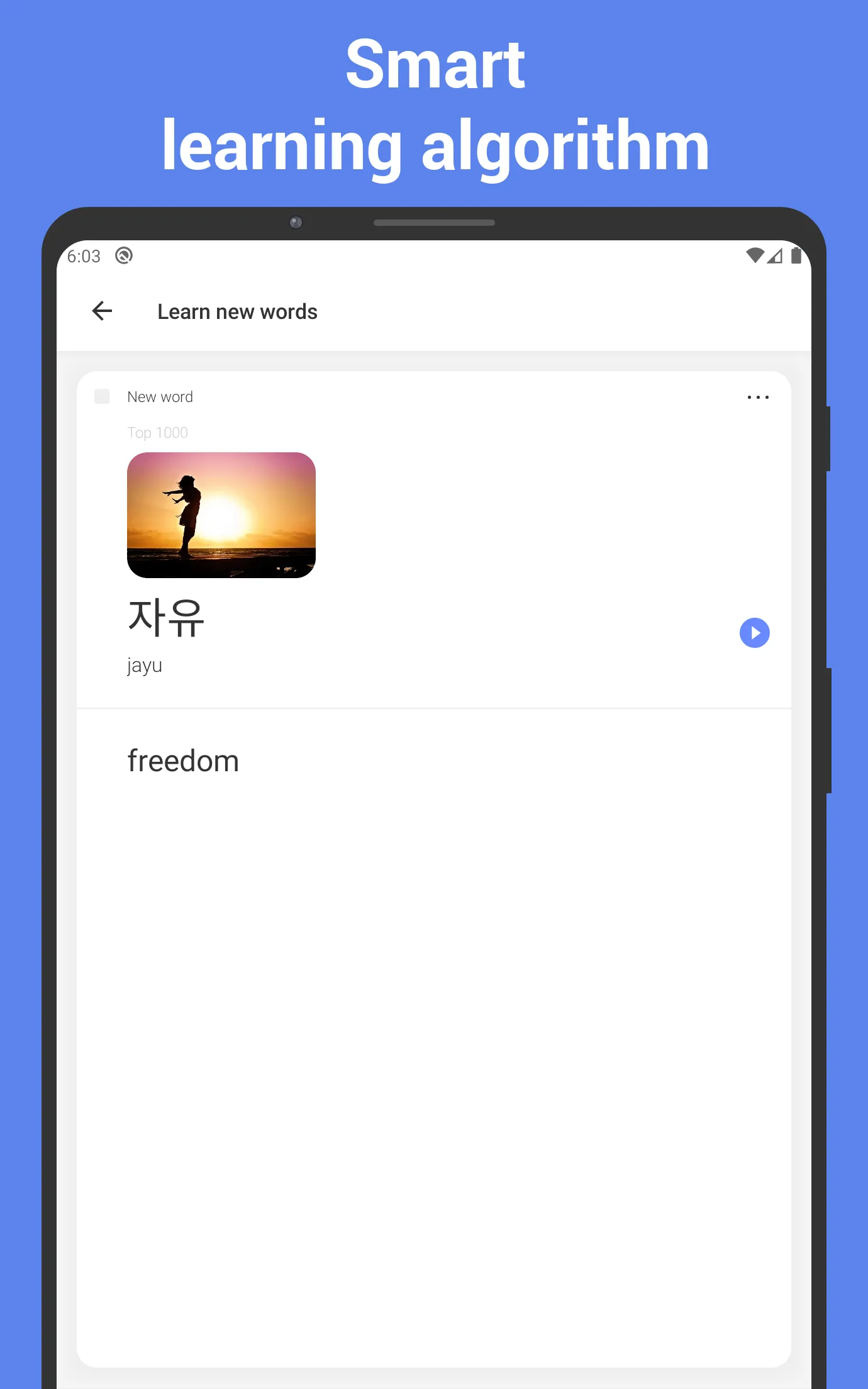 Learn Korean with flashcards! | Indus Appstore | Screenshot