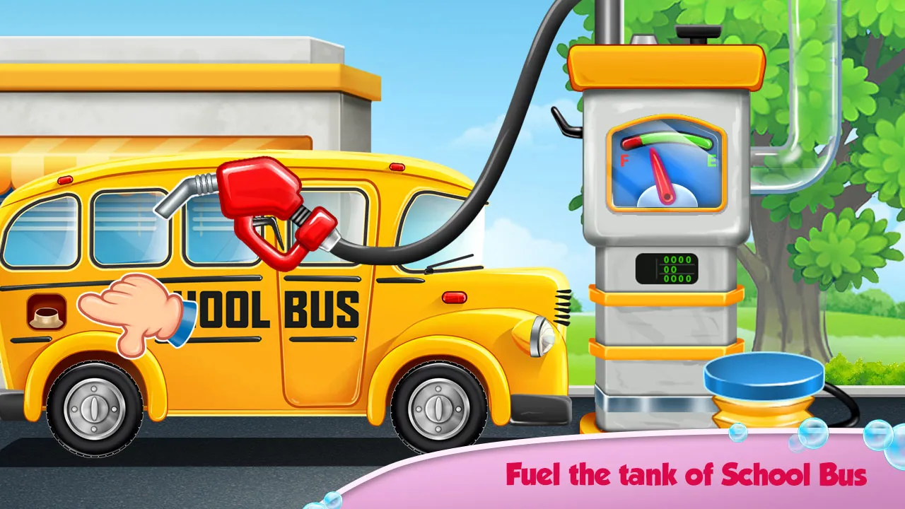 School Bus Wash & Repair Game | Indus Appstore | Screenshot