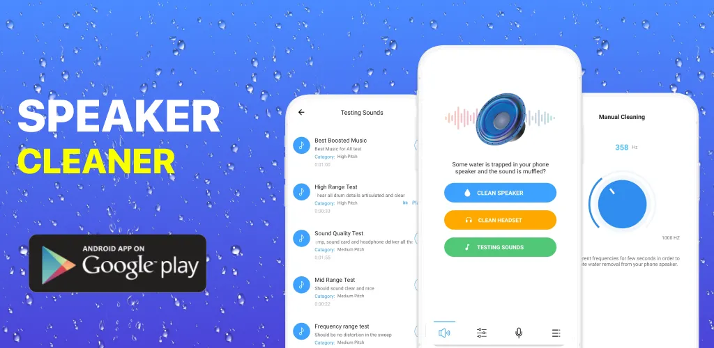 Speaker cleaner - Remove water | Indus Appstore | Screenshot
