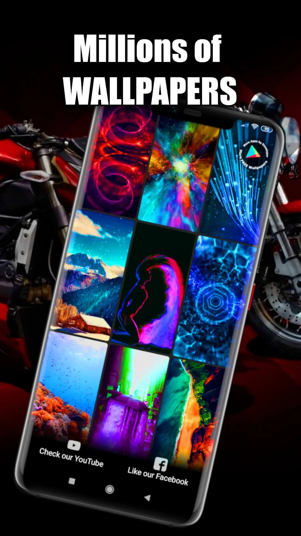 Motorbike Wallpaper Live HD/3D | Indus Appstore | Screenshot