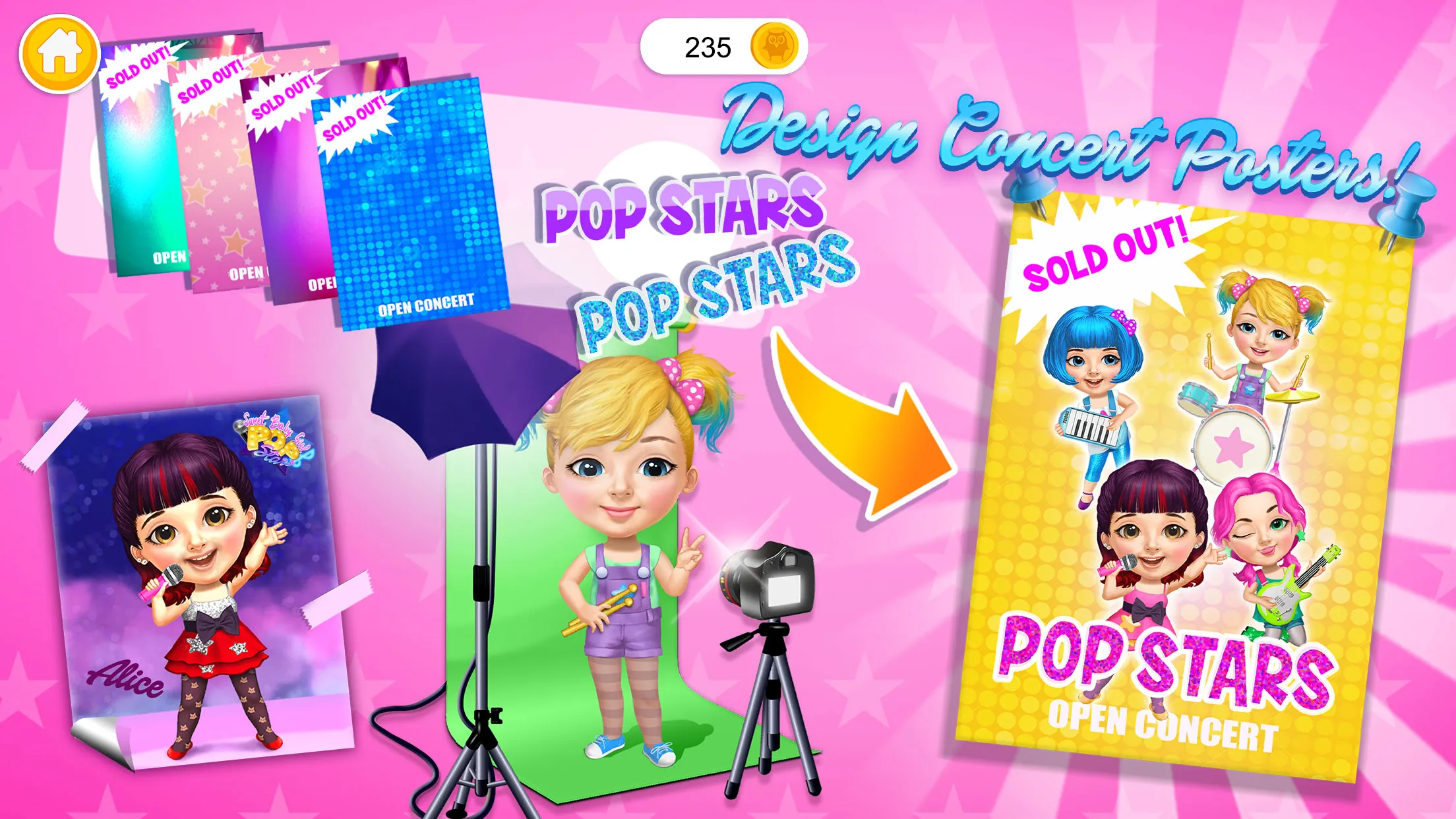 Sweet Baby Girl Pop Stars | Indus Appstore | Screenshot
