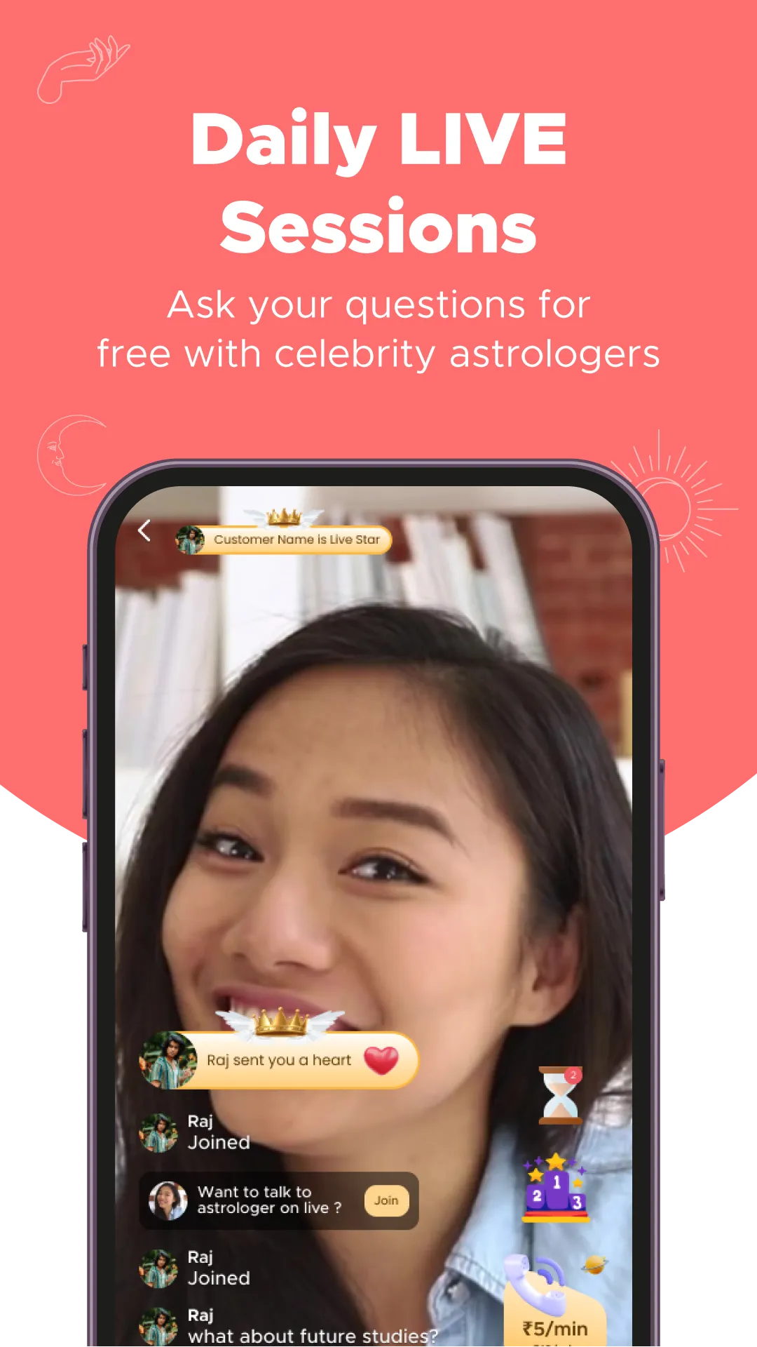 Astro, Tarot, Chat: DivineTalk | Indus Appstore | Screenshot