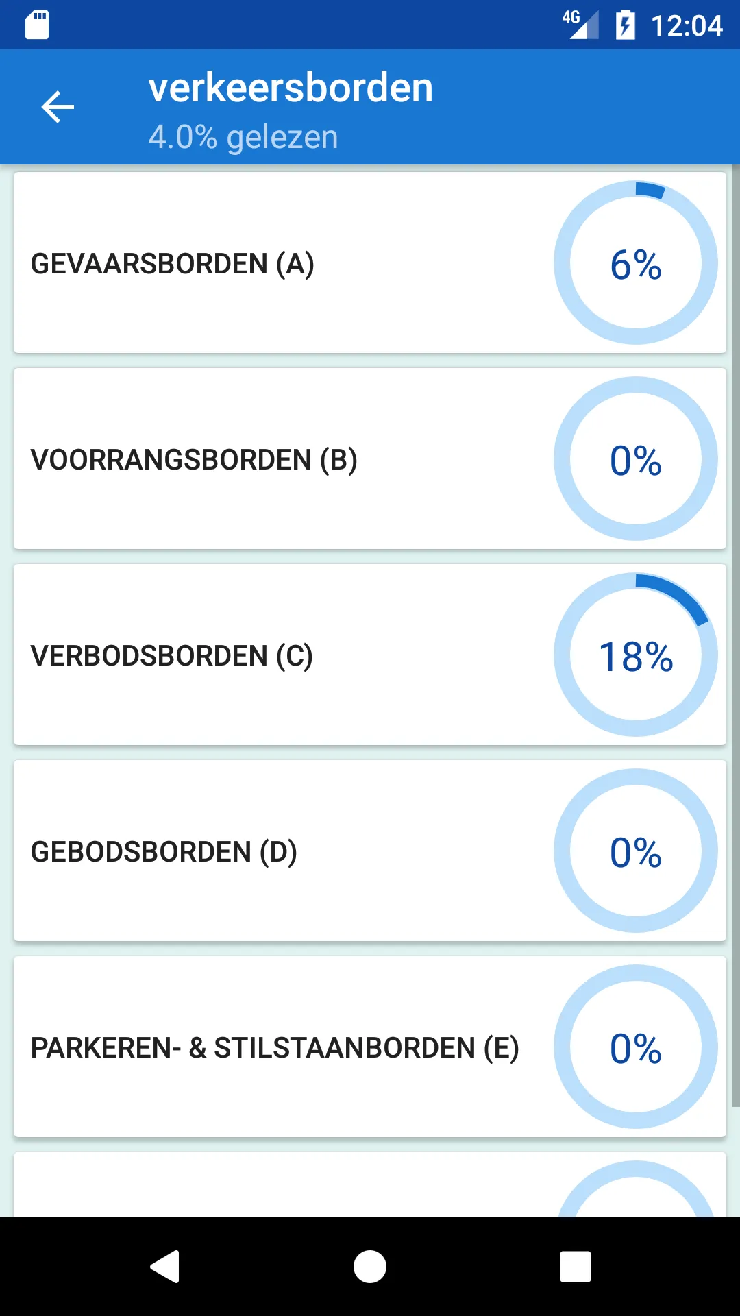 Rijbewijs theorie België | Indus Appstore | Screenshot