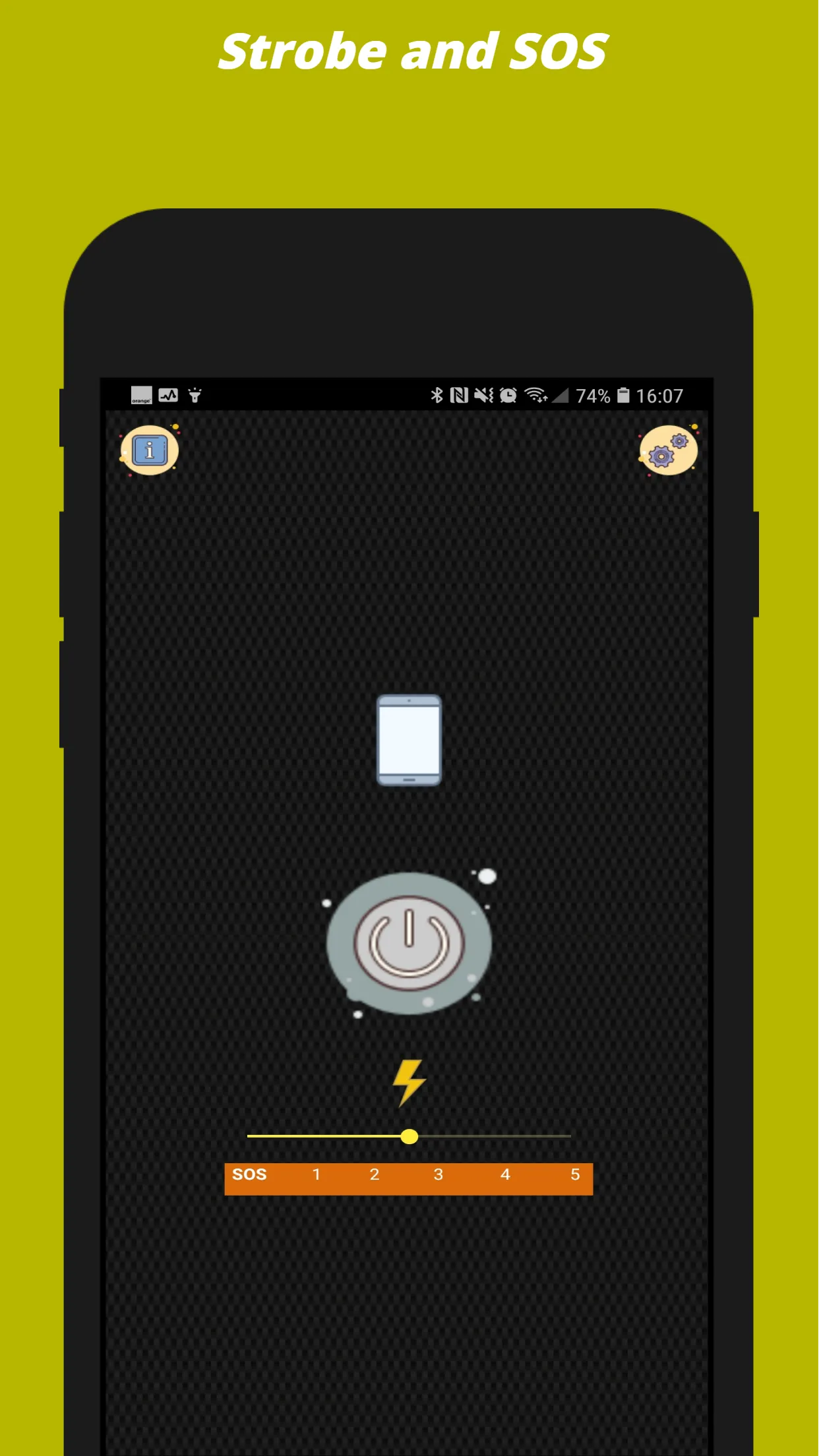 Flashlight G (galaxy) | Indus Appstore | Screenshot