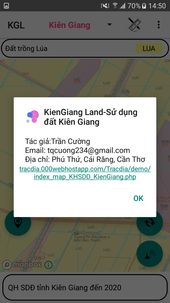 QH sử dụng đất Kiên Giang | Indus Appstore | Screenshot