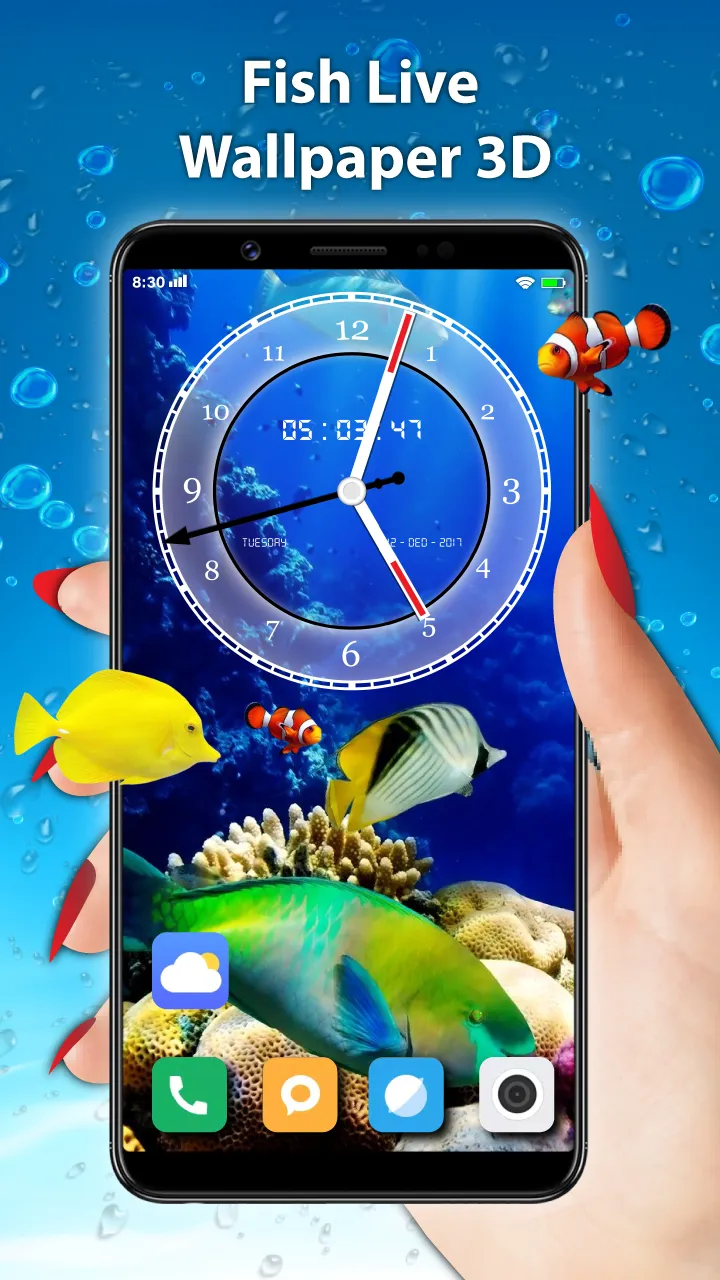 Koi Fish Live Wallpaper 3D | Indus Appstore | Screenshot