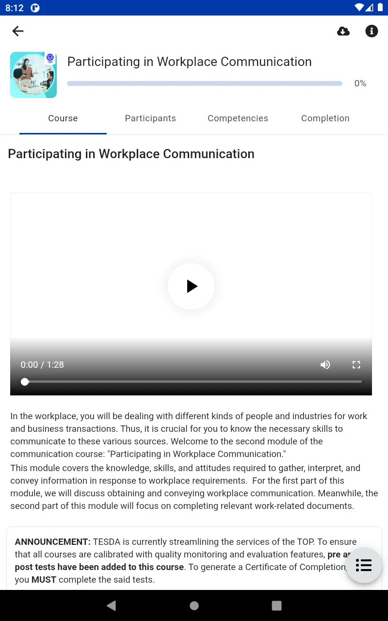 TESDA Online Program | Indus Appstore | Screenshot