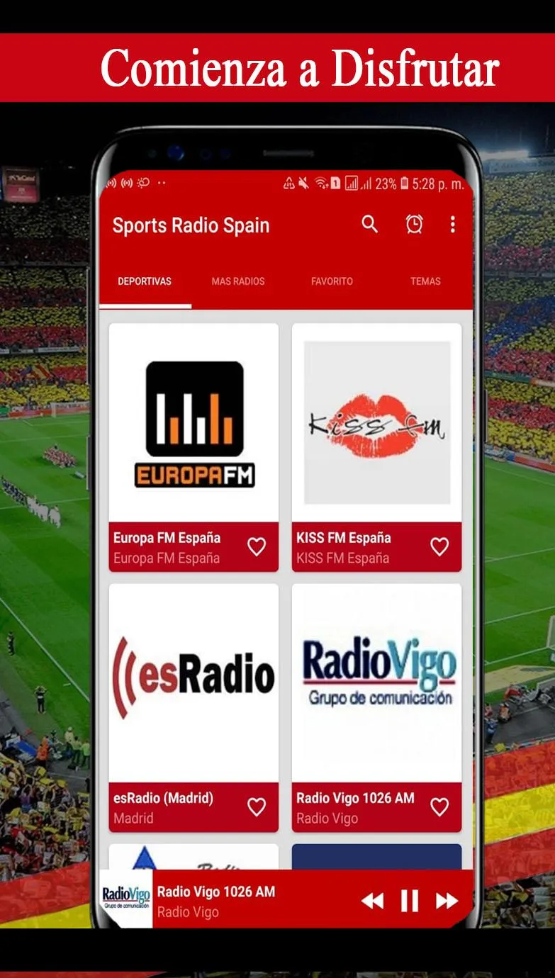 Radios Deportivas de España | Indus Appstore | Screenshot