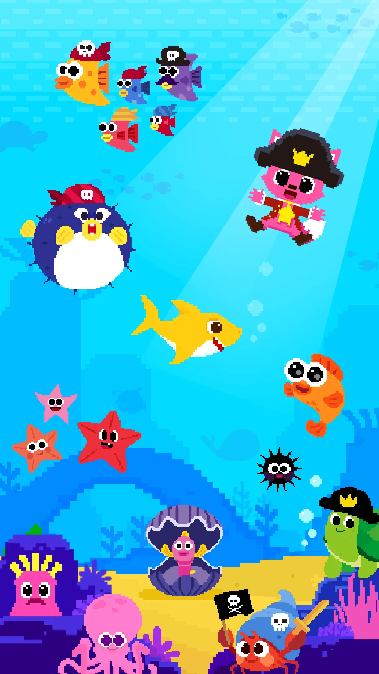 Baby Shark 8BIT : Finding Frie | Indus Appstore | Screenshot