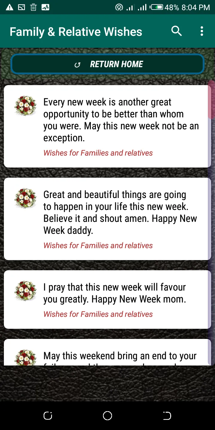 Weekly Prayer Wishes | Indus Appstore | Screenshot