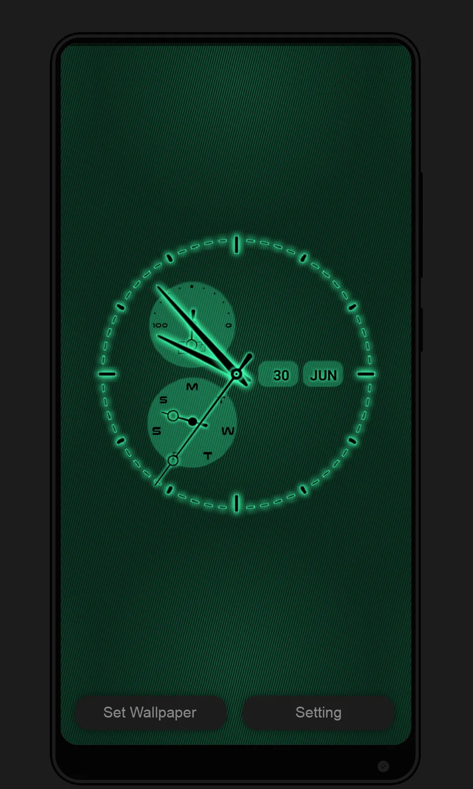 Clock Live Wallpaper | Indus Appstore | Screenshot