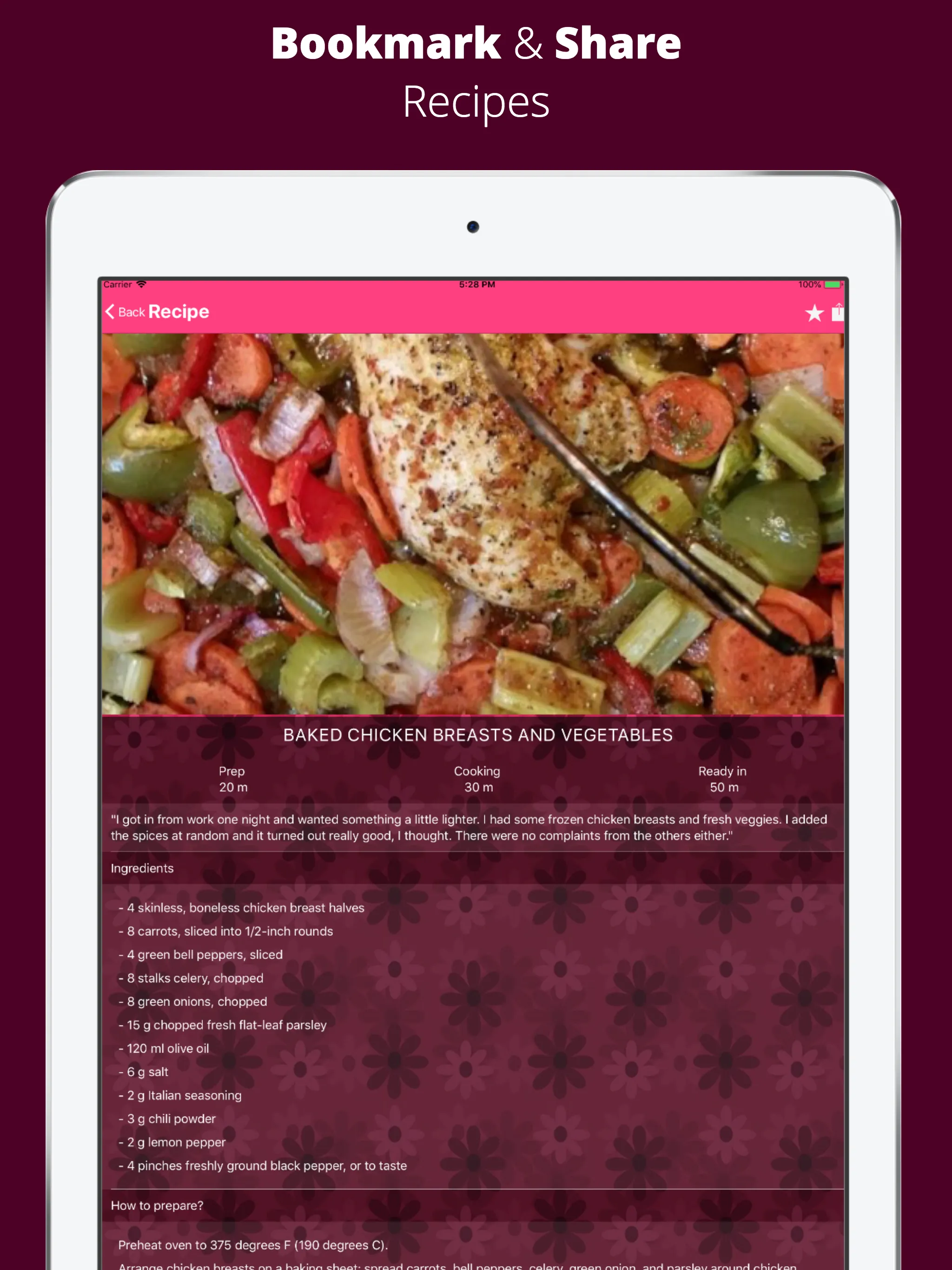 Recipe Book - 30K+ Recipes | Indus Appstore | Screenshot