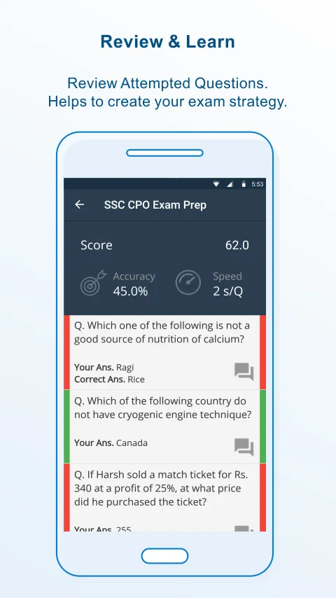 SSC CPO SI Preparation Tests | Indus Appstore | Screenshot