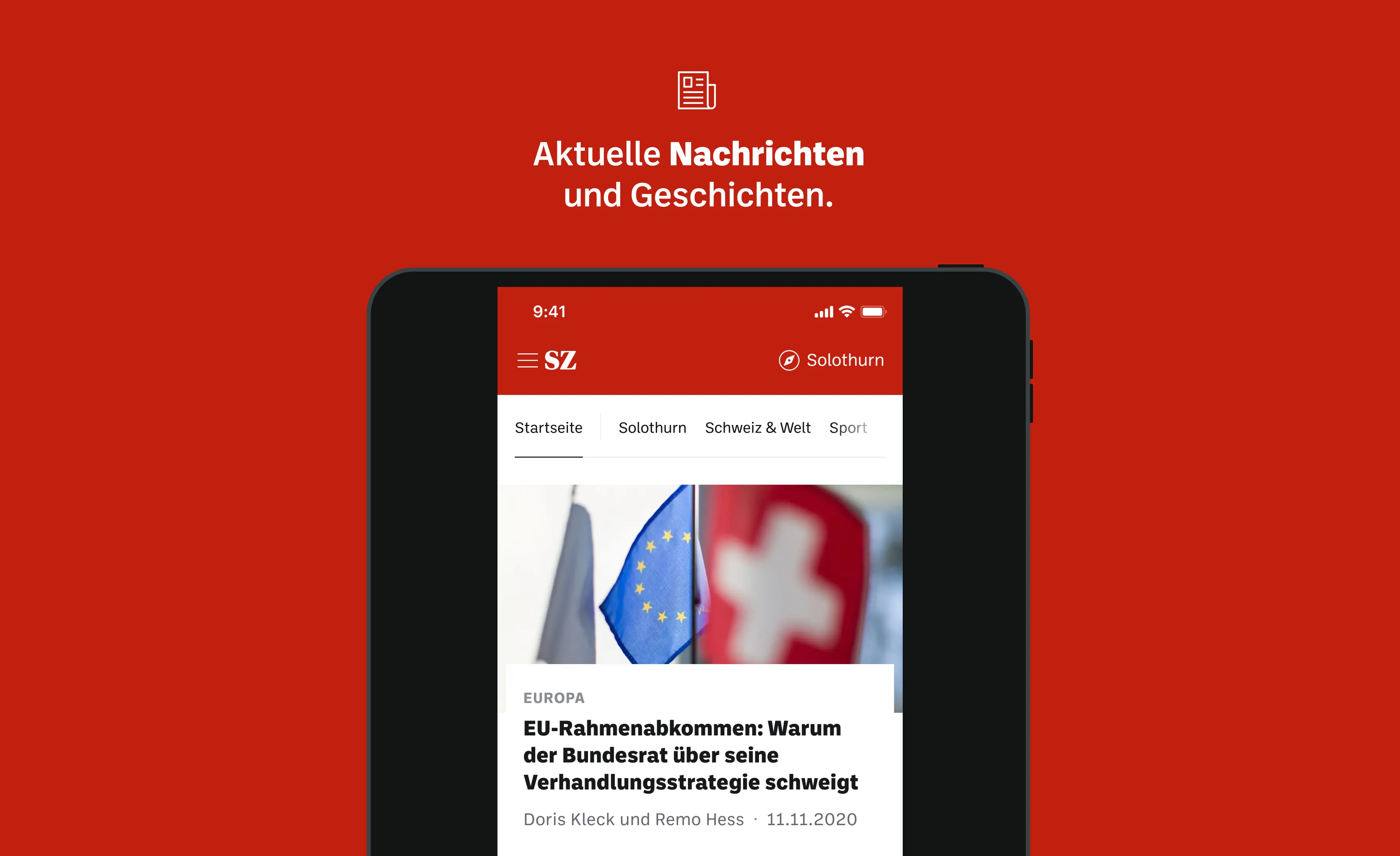 Solothurner Zeitung News | Indus Appstore | Screenshot