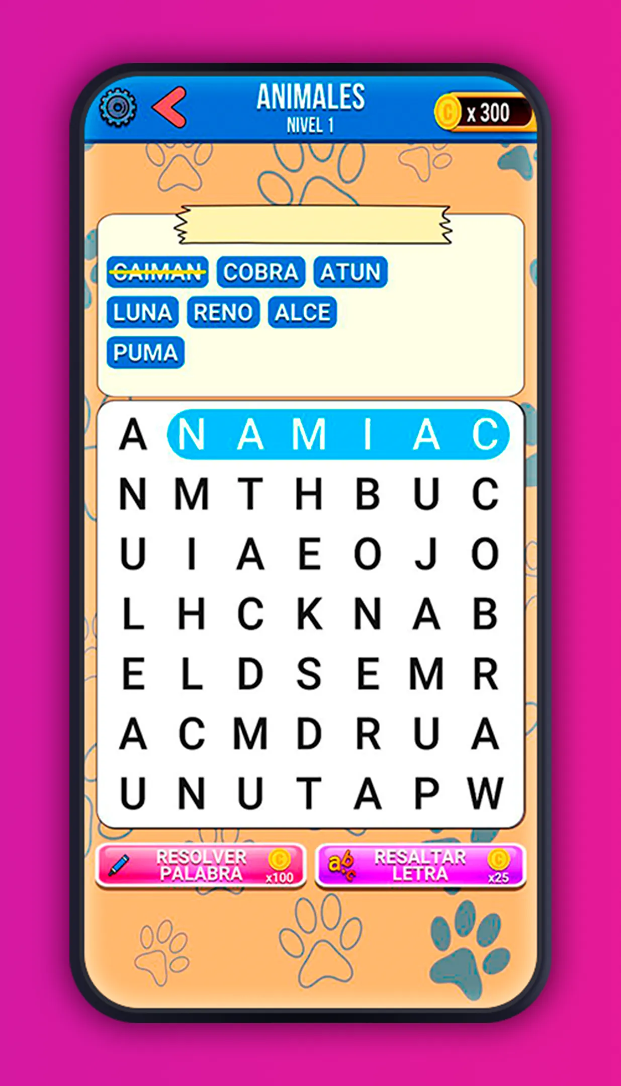 Sopa De Letras | Indus Appstore | Screenshot