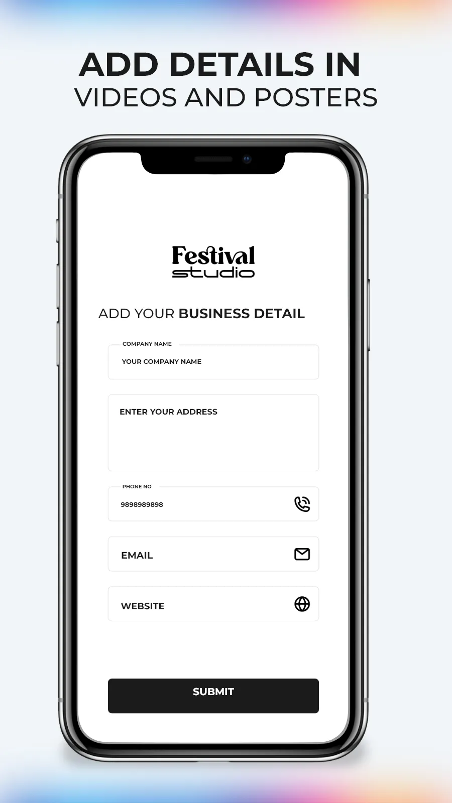 Festival Studio: Poster Maker | Indus Appstore | Screenshot