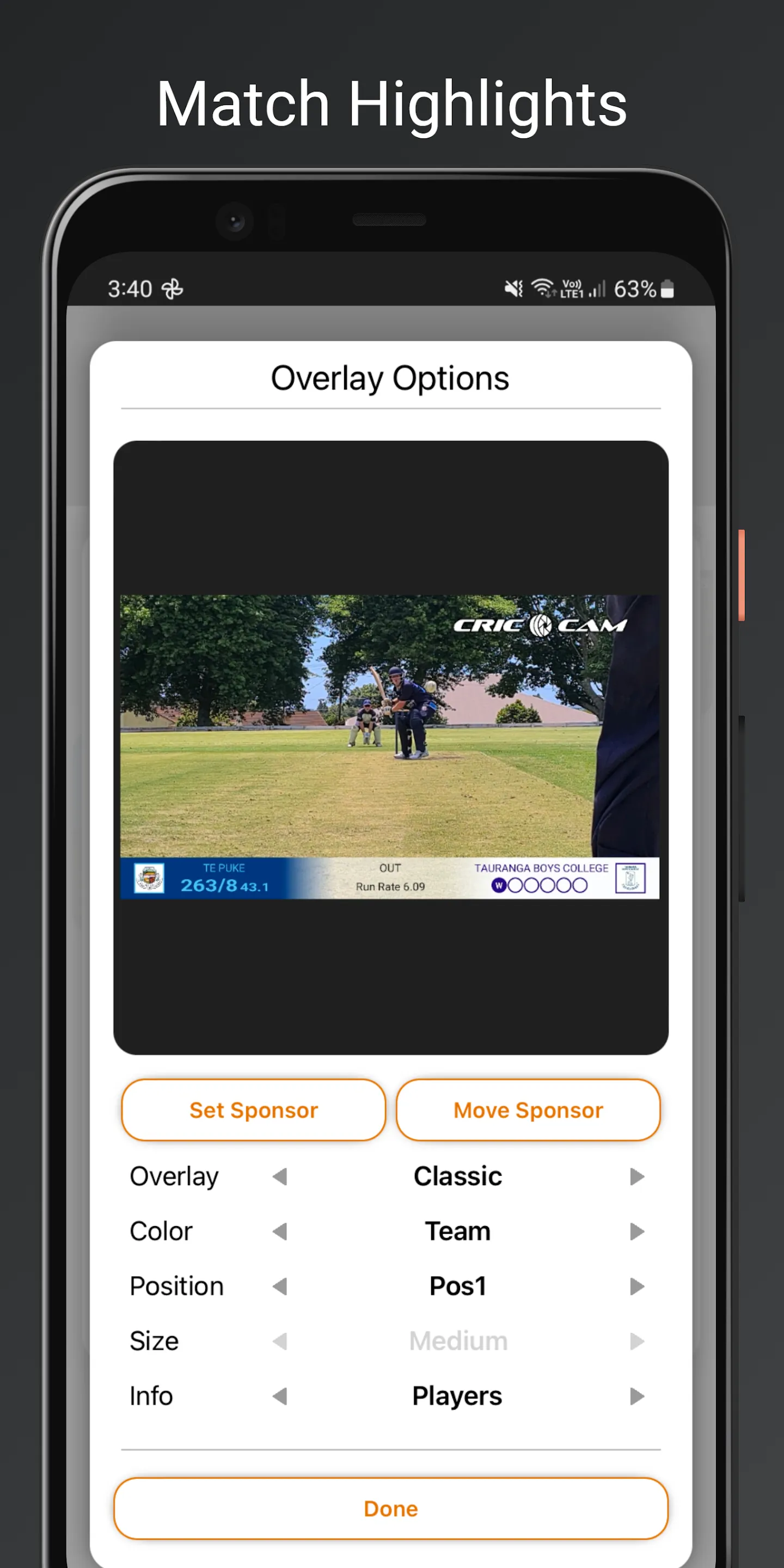 Cric Cam | Indus Appstore | Screenshot