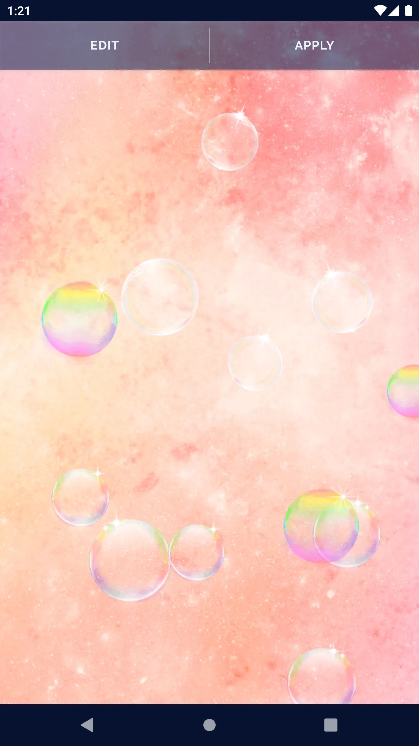 Soap Bubble Live Wallpaper | Indus Appstore | Screenshot