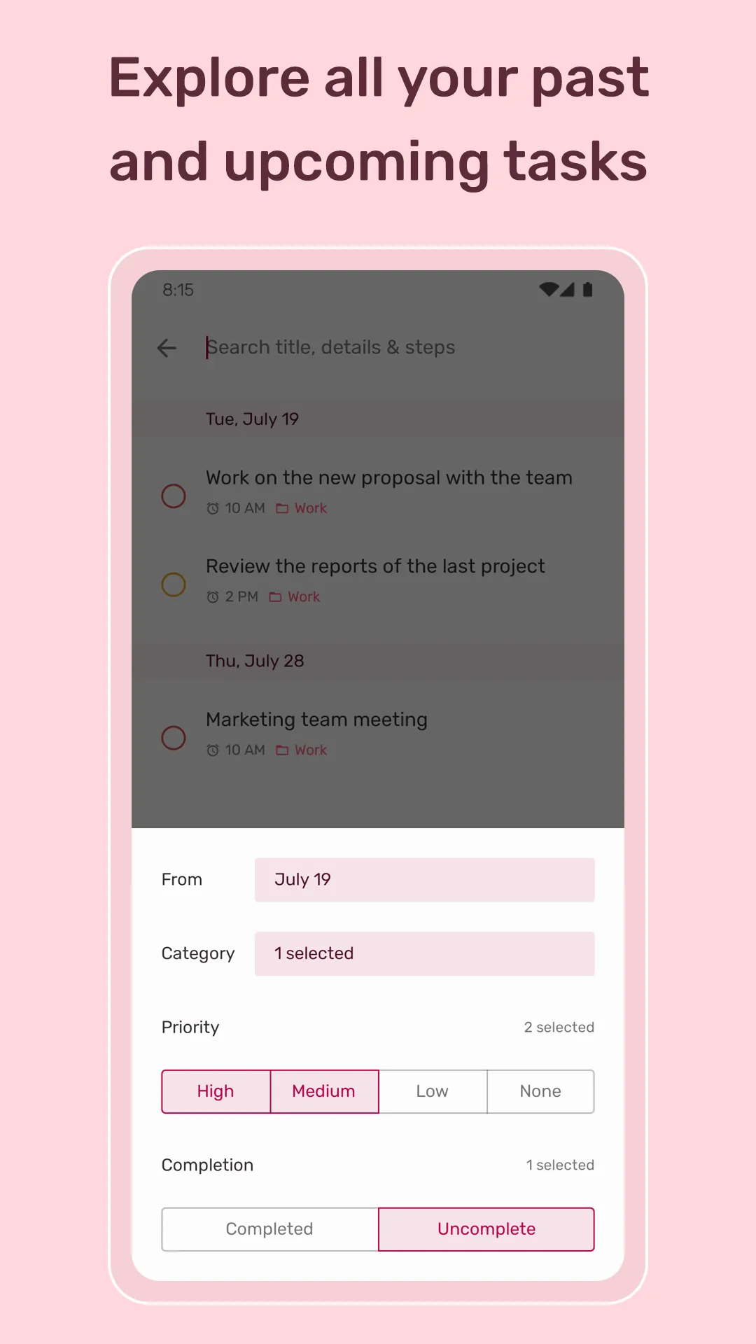 Daily Tasks: To Do List | Indus Appstore | Screenshot