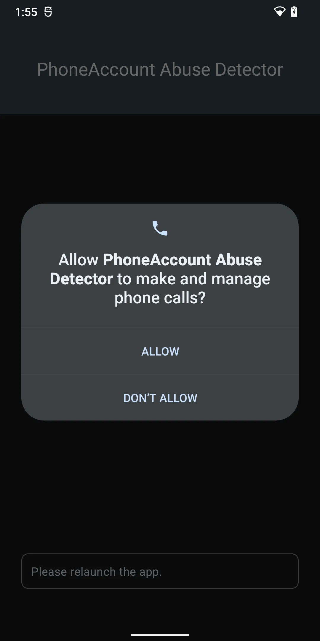 PhoneAccount Abuse Detector | Indus Appstore | Screenshot