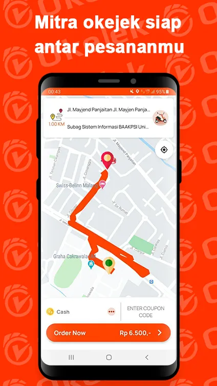 OKEJEK - Ojek Online, Pesan Ma | Indus Appstore | Screenshot