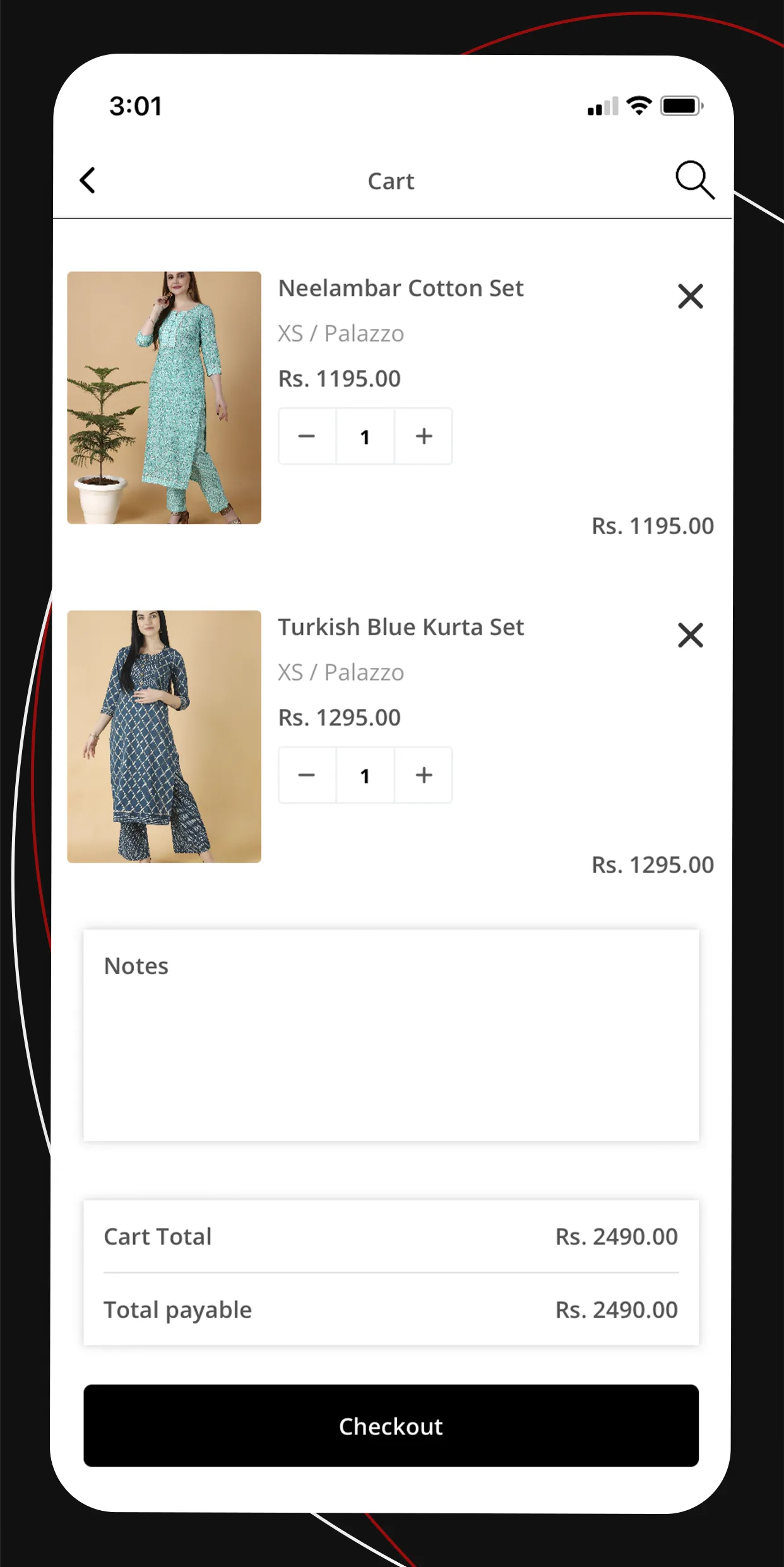 Apella - The XS to 10XL Store | Indus Appstore | Screenshot