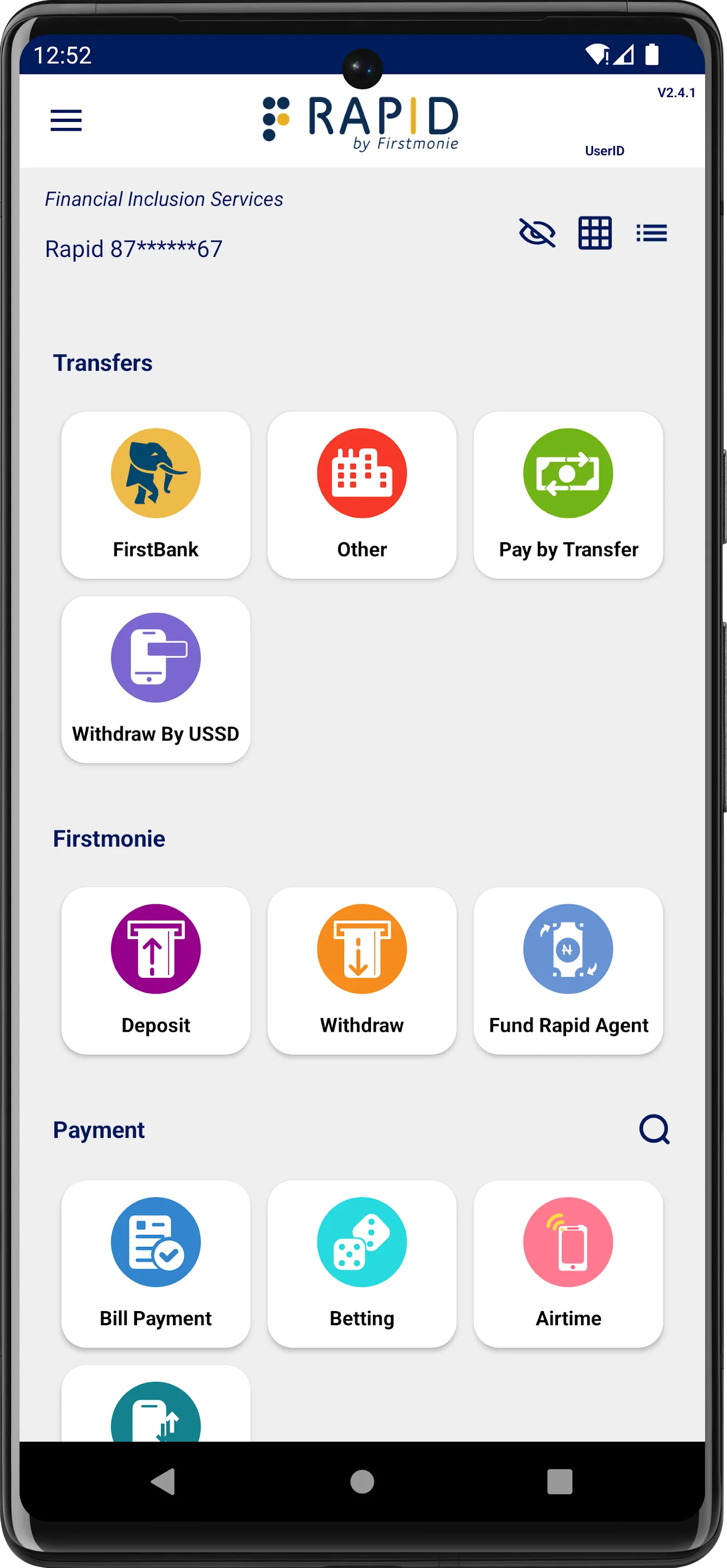 Firstmonie RAPID Agent | Indus Appstore | Screenshot