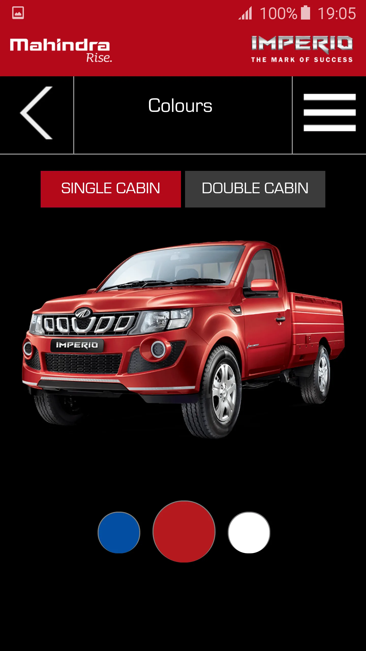 Mahindra Imperio | Indus Appstore | Screenshot