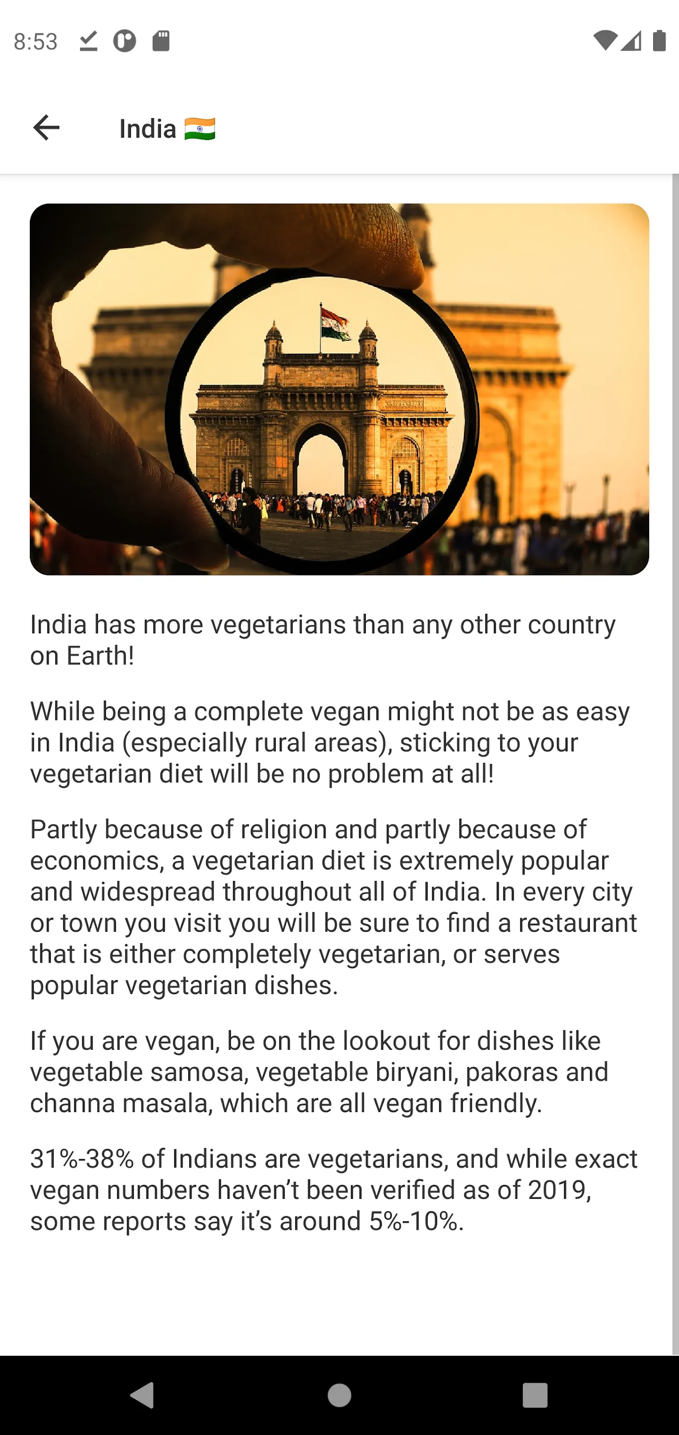 I Am Vegan: Translations | Indus Appstore | Screenshot