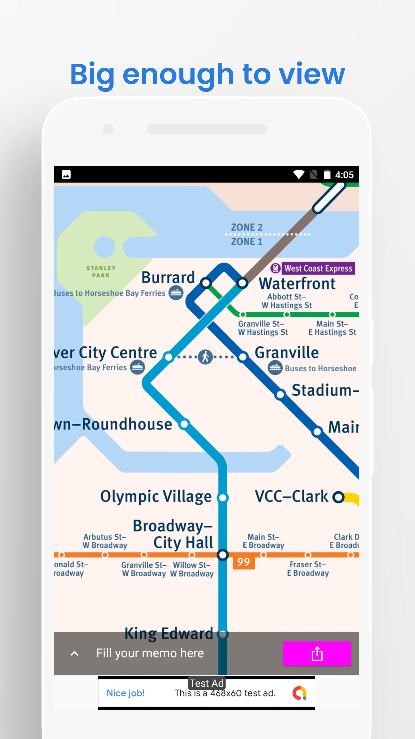 VANCOUVER METRO SKYTRAIN BLINE | Indus Appstore | Screenshot