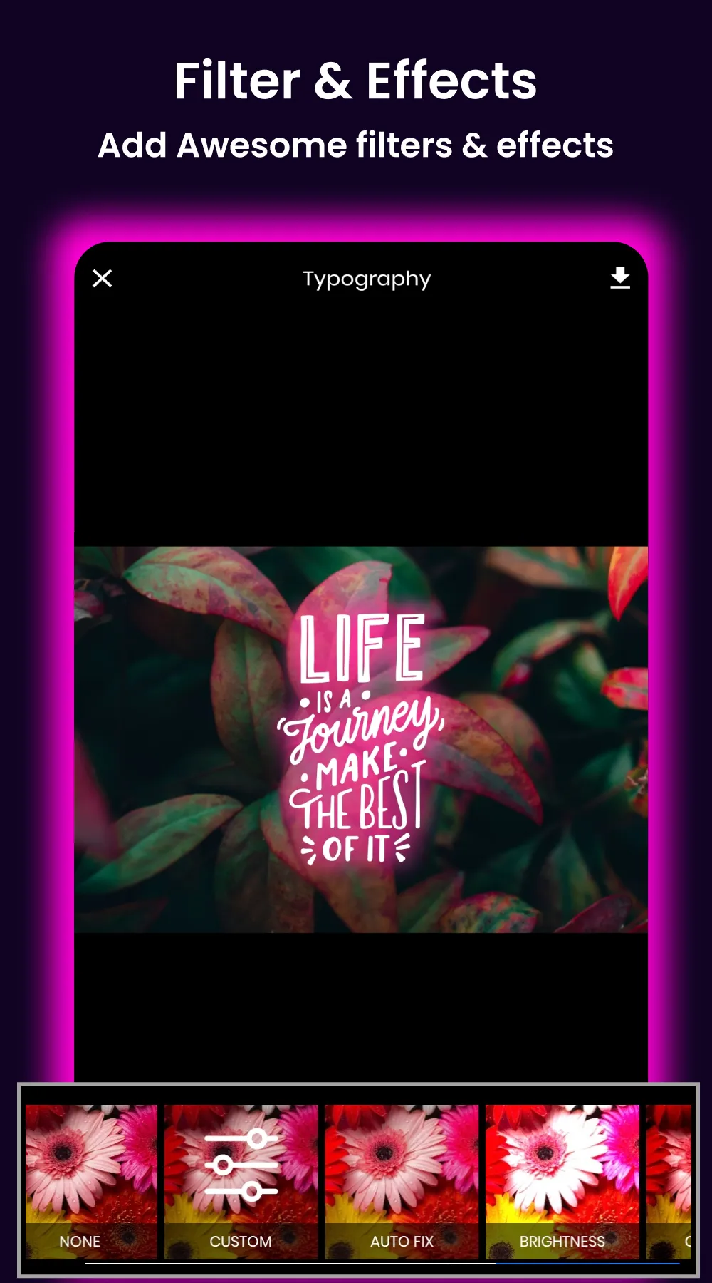 NeonPics: Neon Text & Brush | Indus Appstore | Screenshot