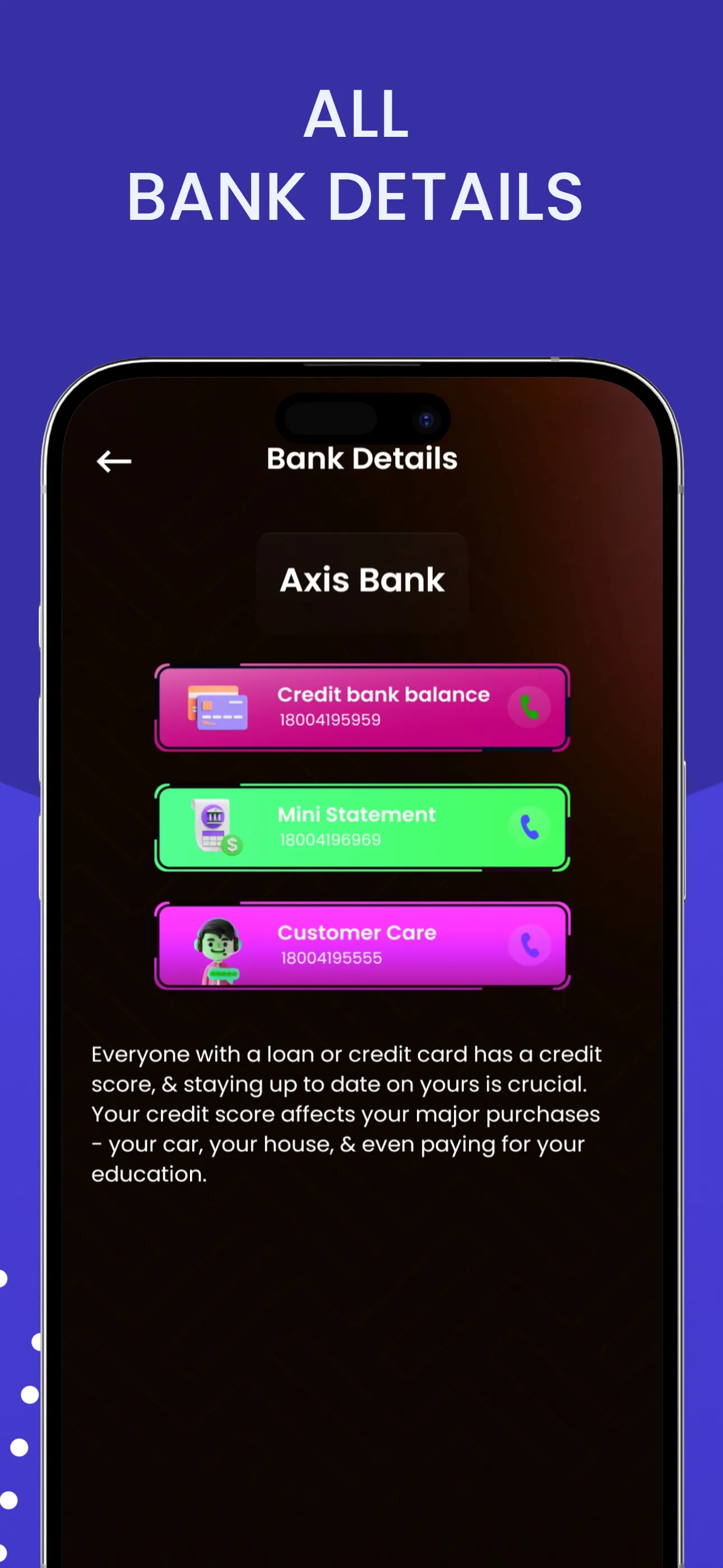 Check Credit Score Bank Balanc | Indus Appstore | Screenshot