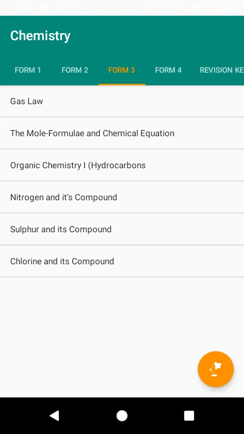 Chemistry Notes&Papers Form1-4 | Indus Appstore | Screenshot