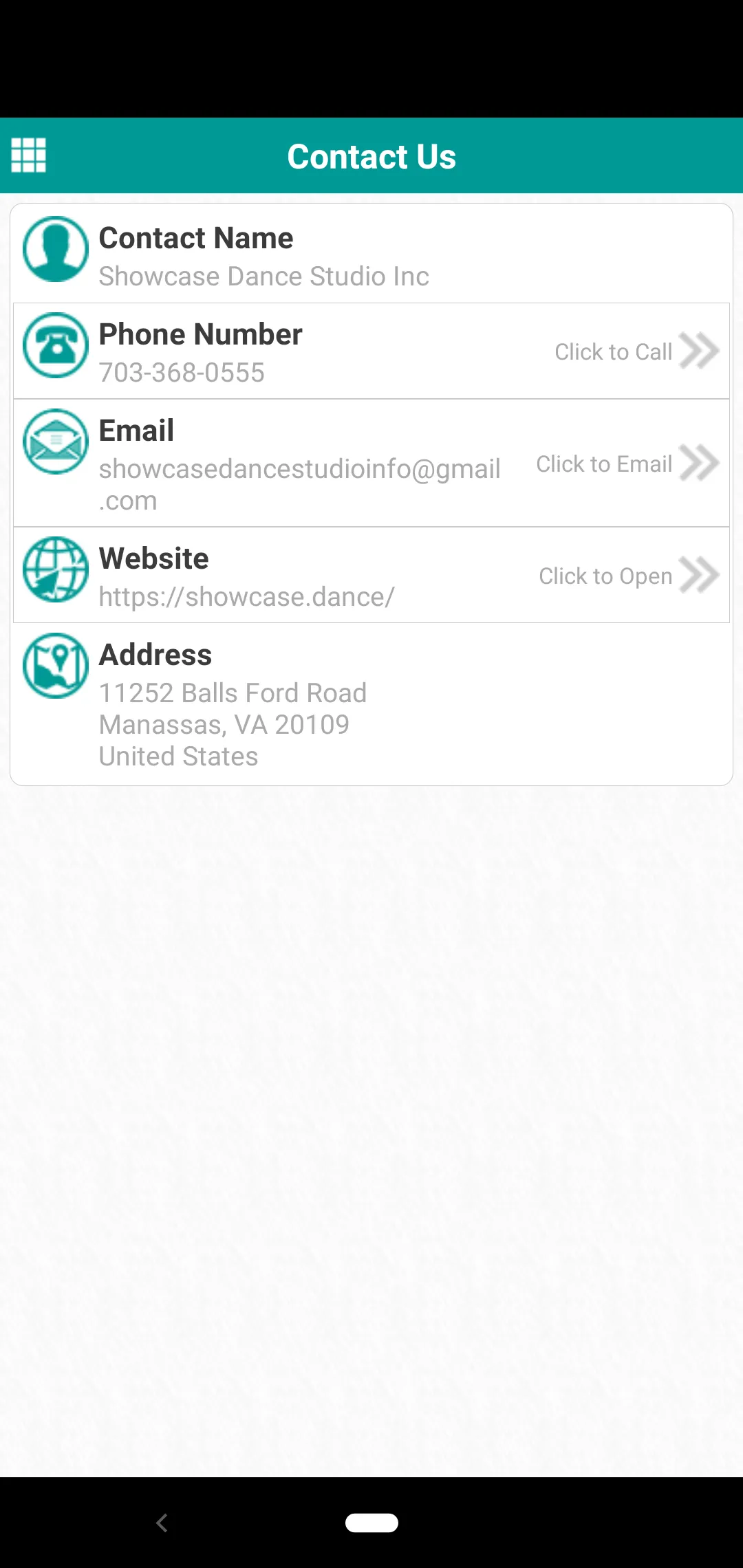 Showcase Dance Studio | Indus Appstore | Screenshot