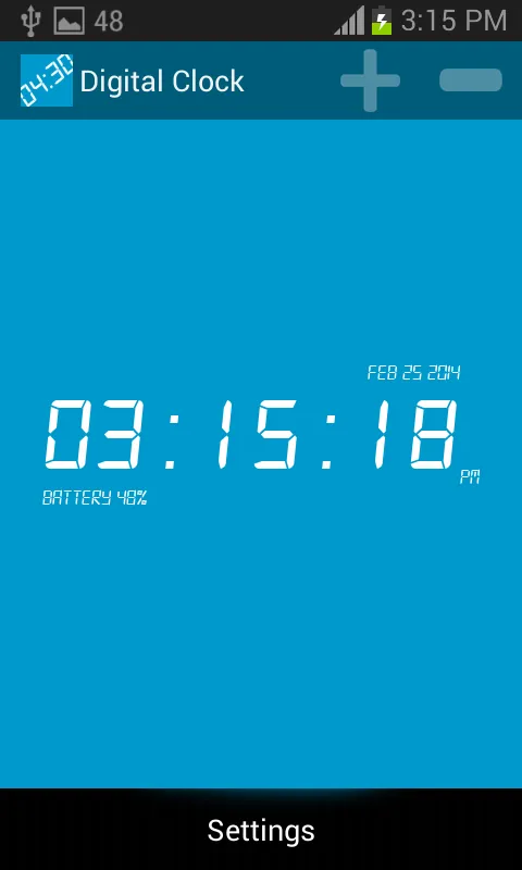 Digital Clock | Indus Appstore | Screenshot