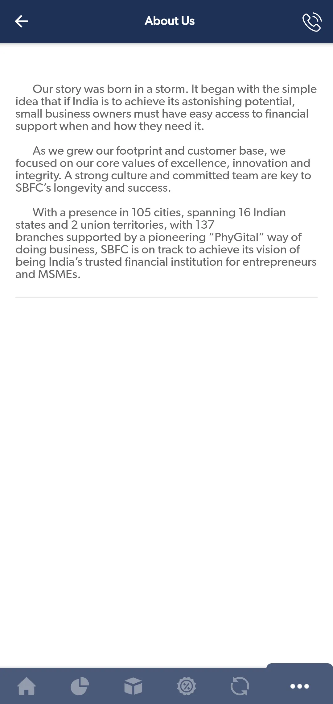 SBFC - Mobile Application | Indus Appstore | Screenshot