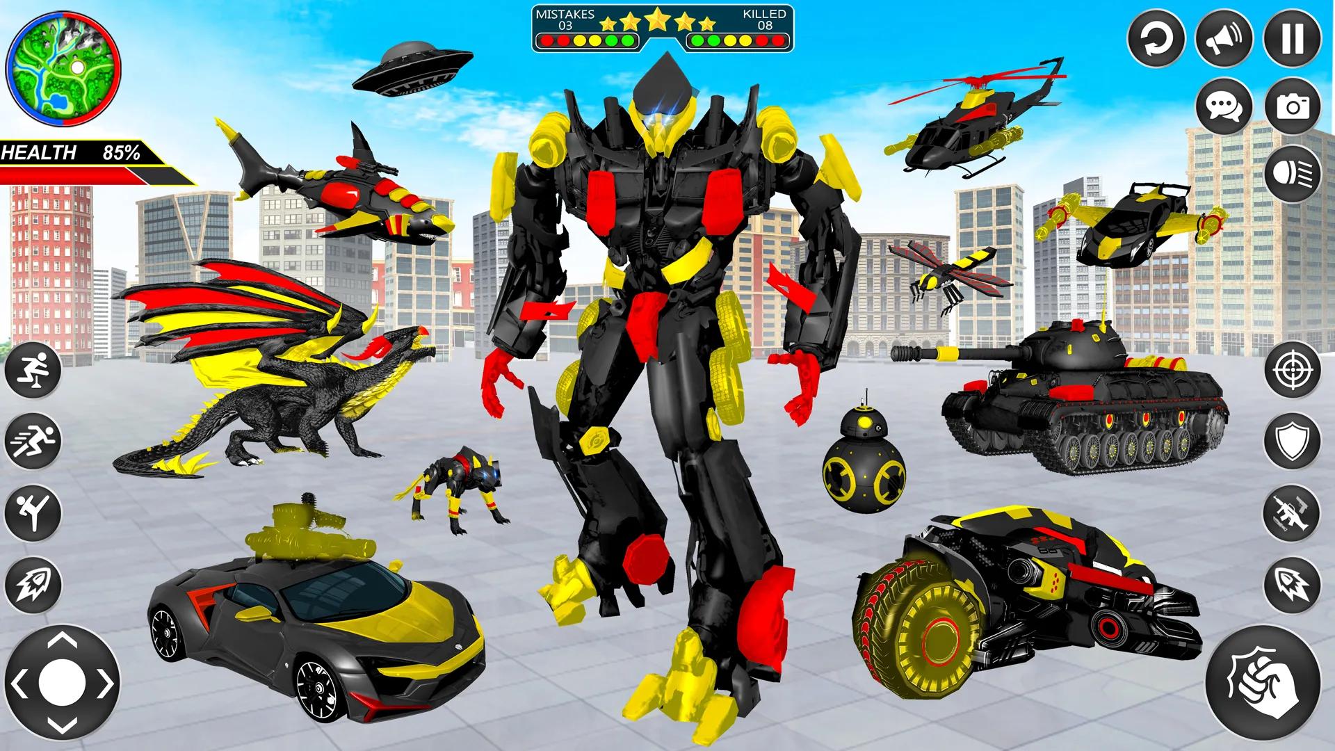 Mech Robot Transforming Games | Indus Appstore | Screenshot