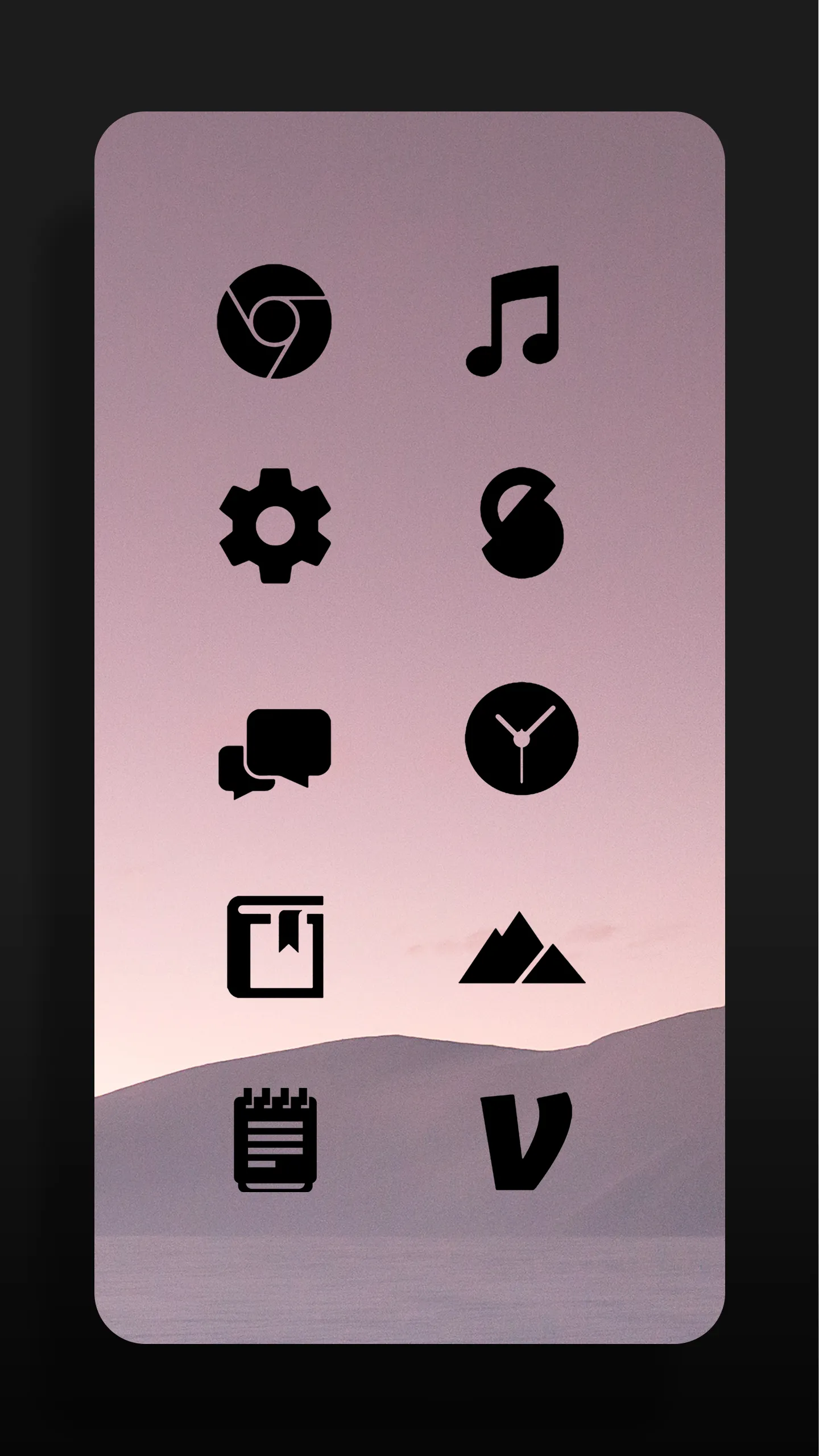 Flight Dark - Icon Pack | Indus Appstore | Screenshot