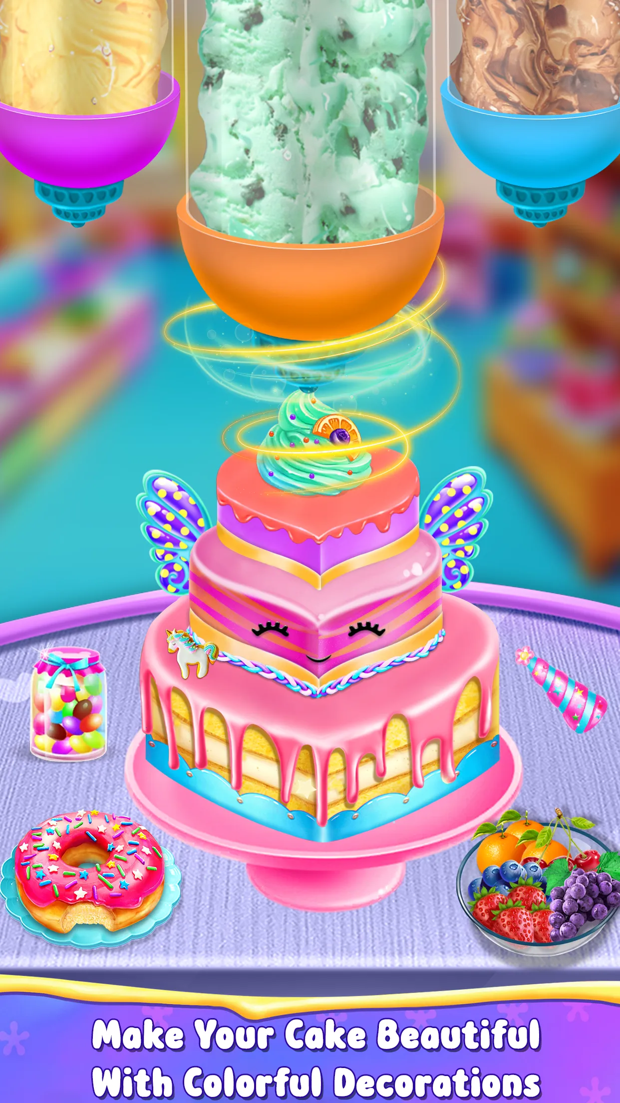 Unicorn Cake Maker-Bakery Game | Indus Appstore | Screenshot