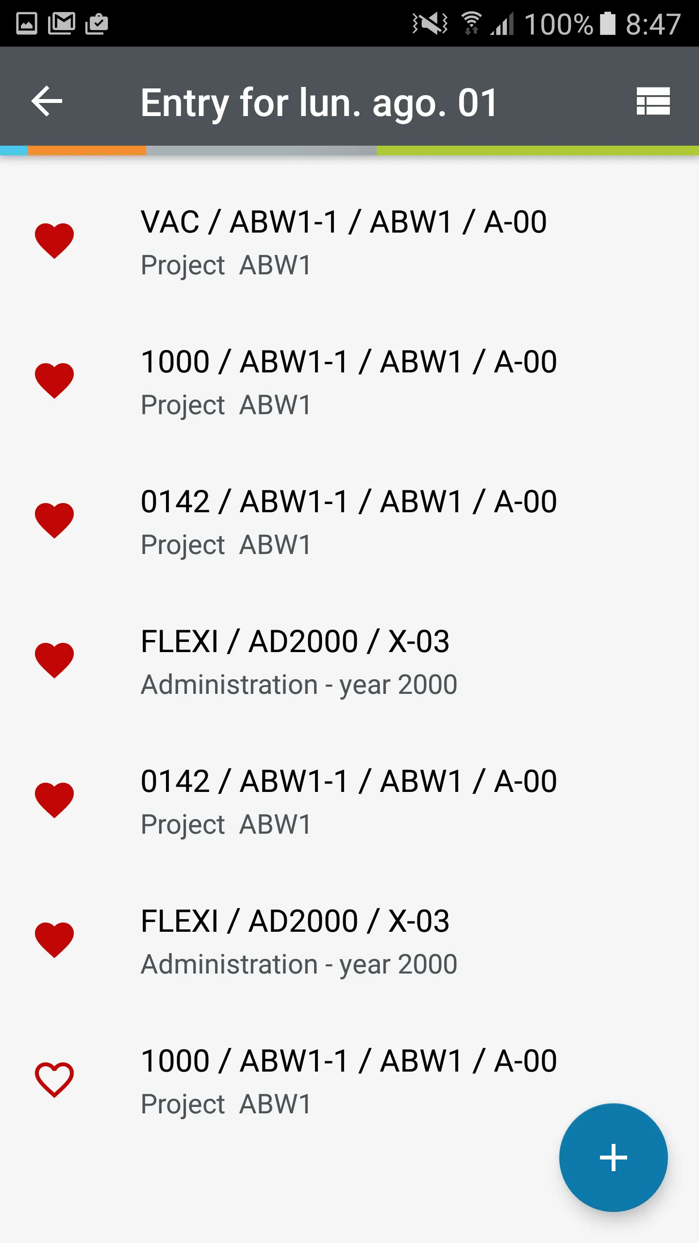 Unit4 Timesheets | Indus Appstore | Screenshot