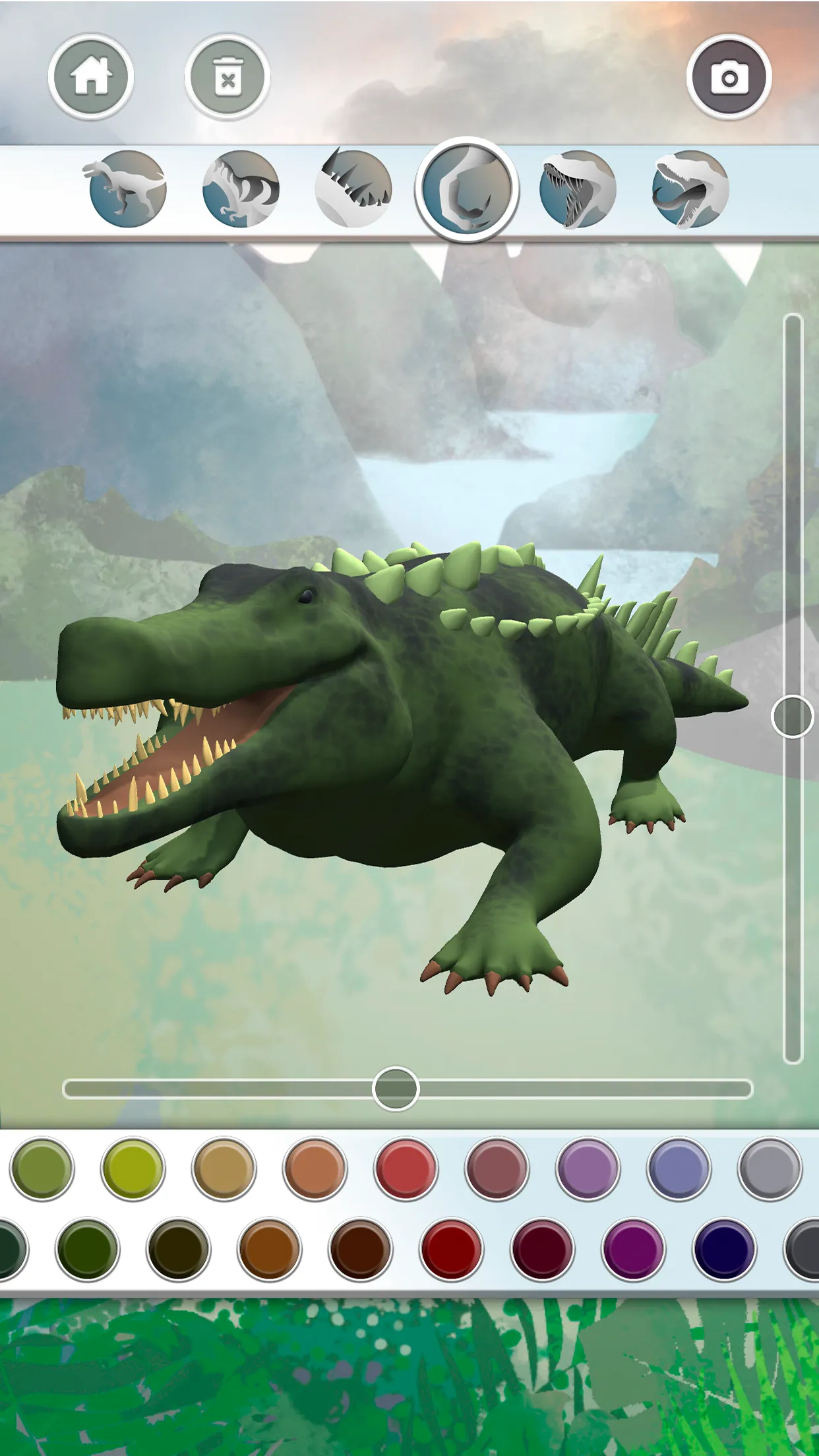 Dinosaurs 3D Coloring Book | Indus Appstore | Screenshot